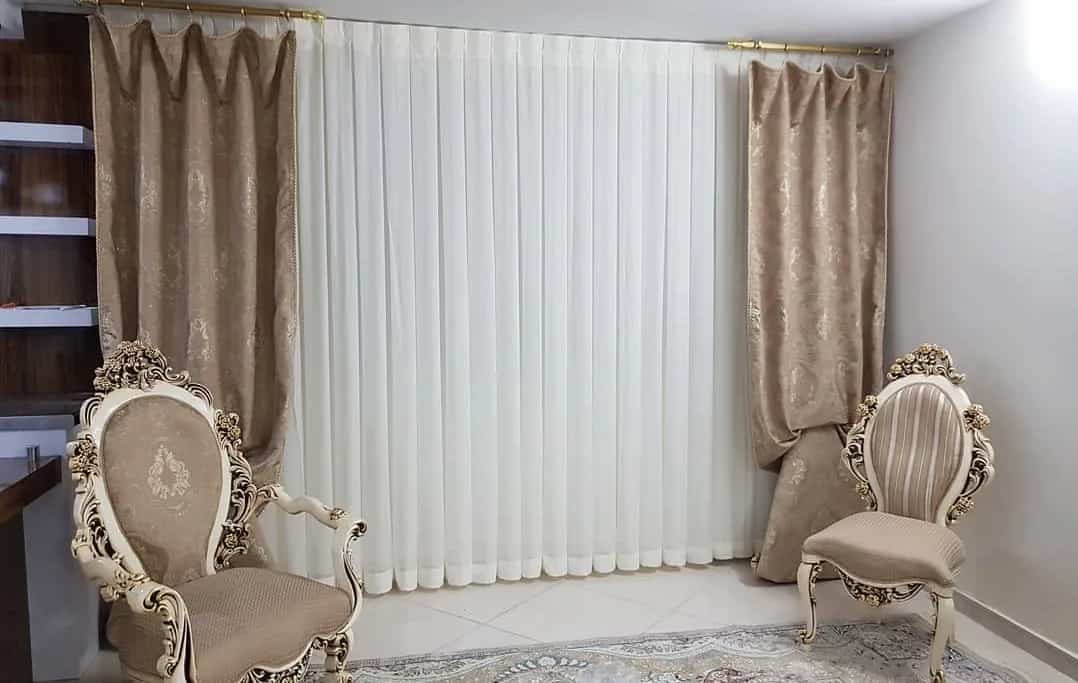 تصویر 2 از قیمت خرید پارچه پرده ای حاشیه دار عمده به صرفه و ارزان